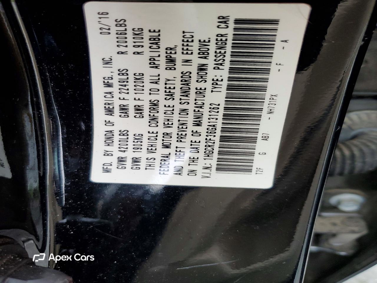 Honda Accord 2016