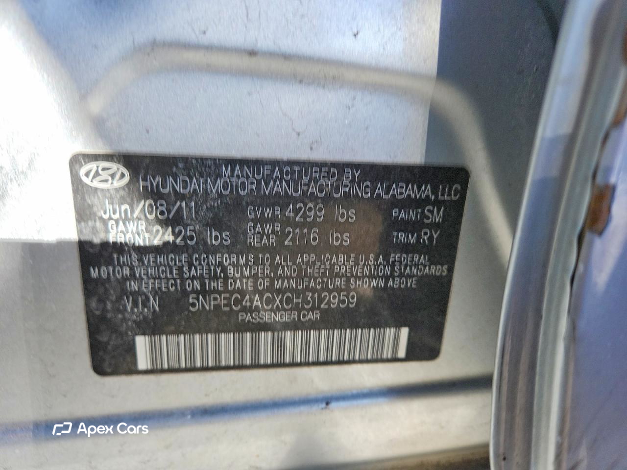 Hyundai Sonata 2012