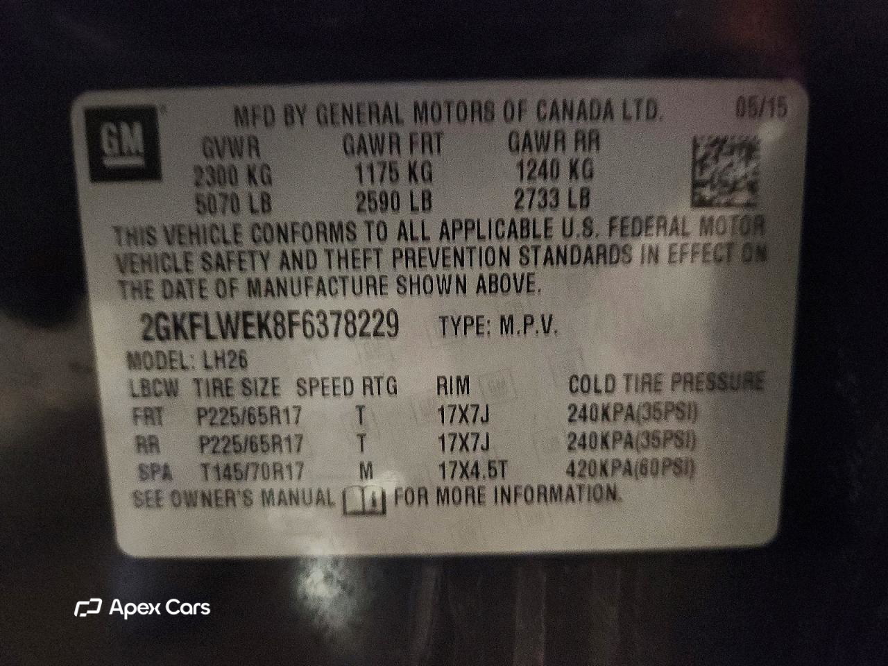 GMC Terrain 2015