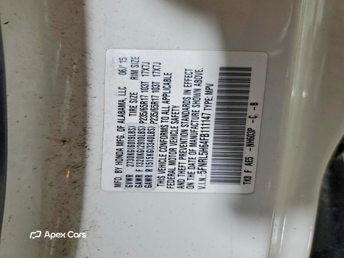 Honda Odyssey 2015