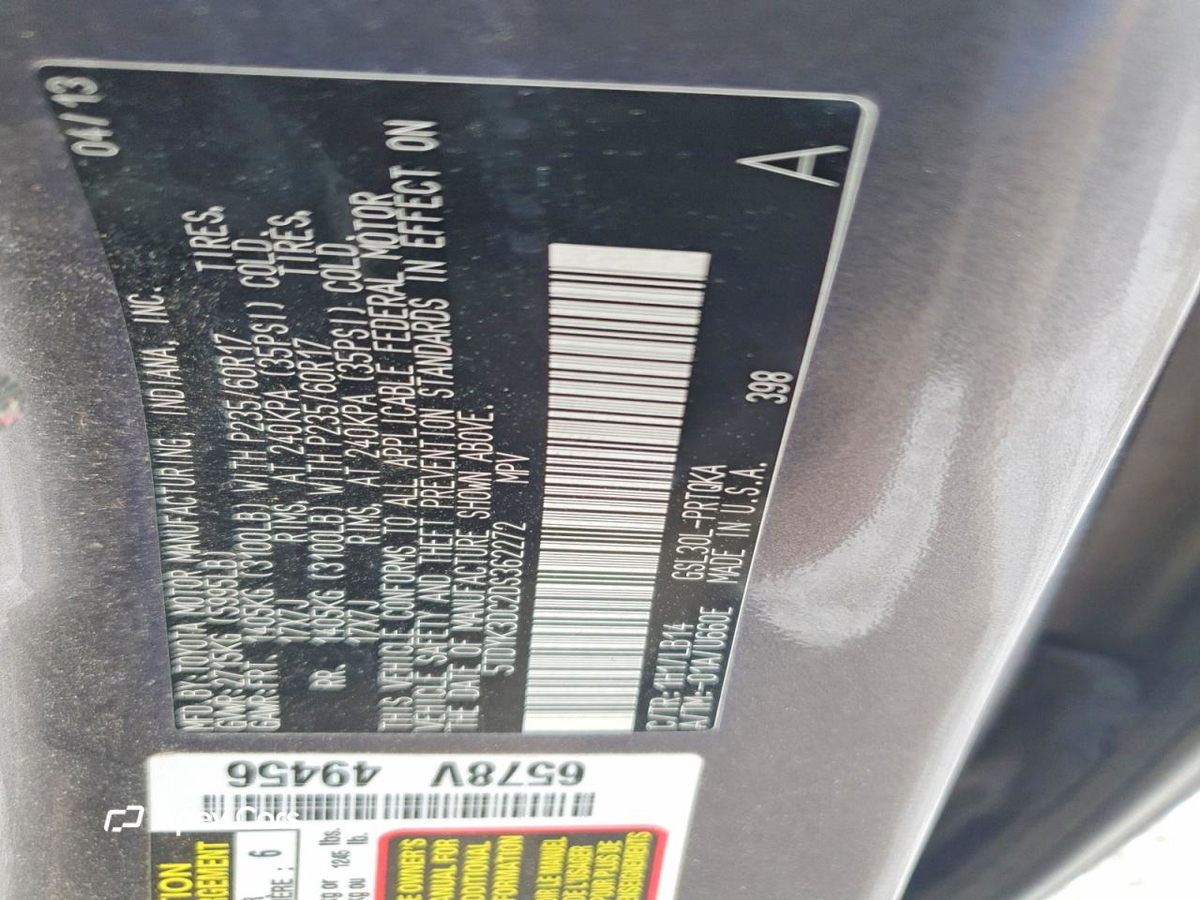 Toyota Sienna 2013