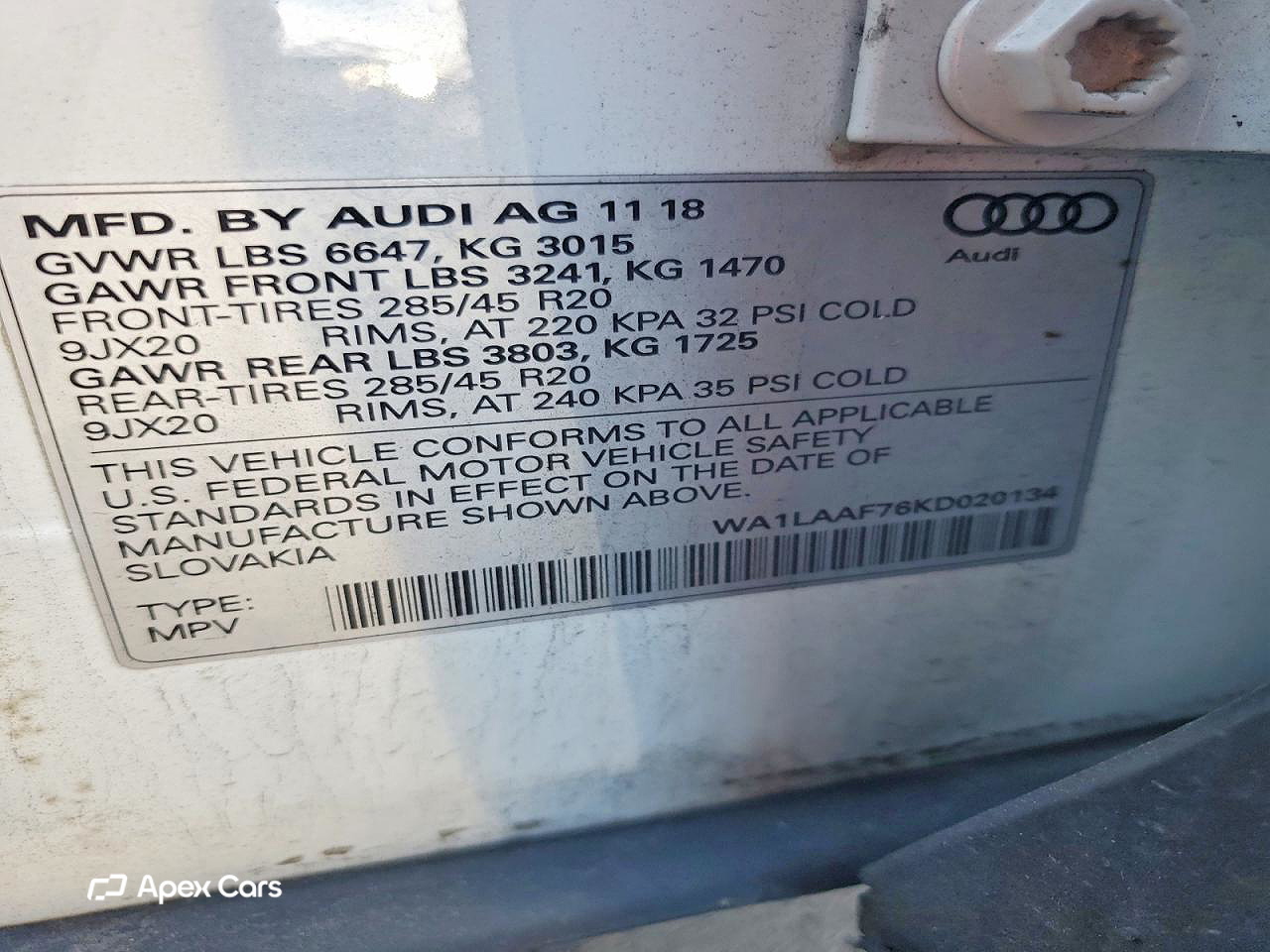 Audi Q7 2019