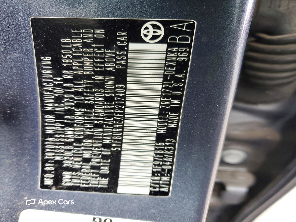 Toyota Corolla 2015