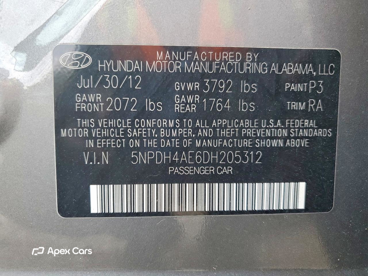 Hyundai Elantra 2013