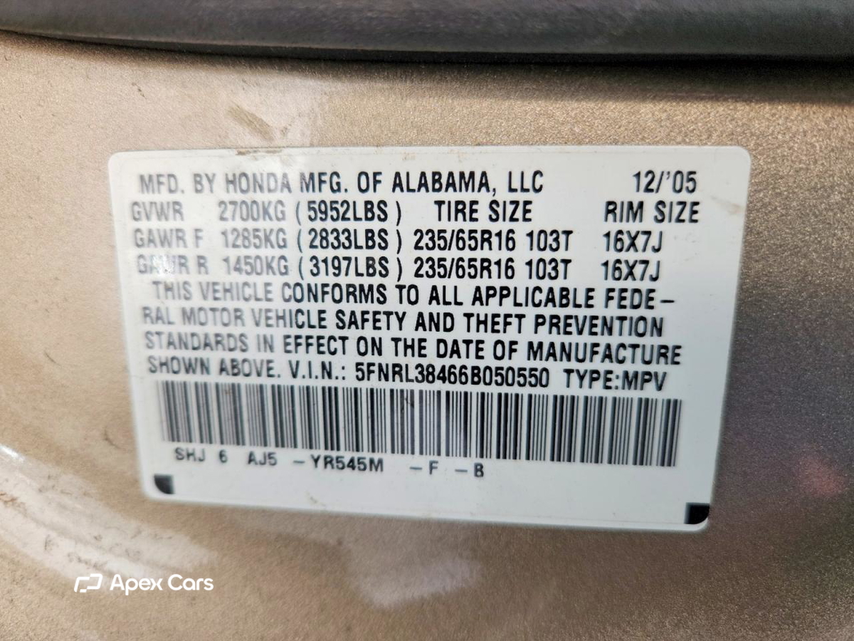 Honda Odyssey 2006