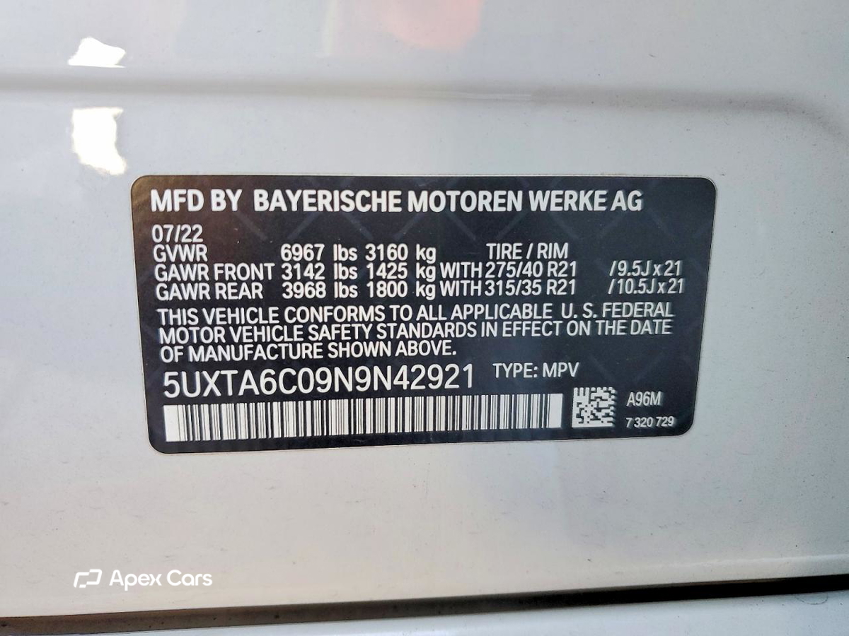 BMW X5 2022