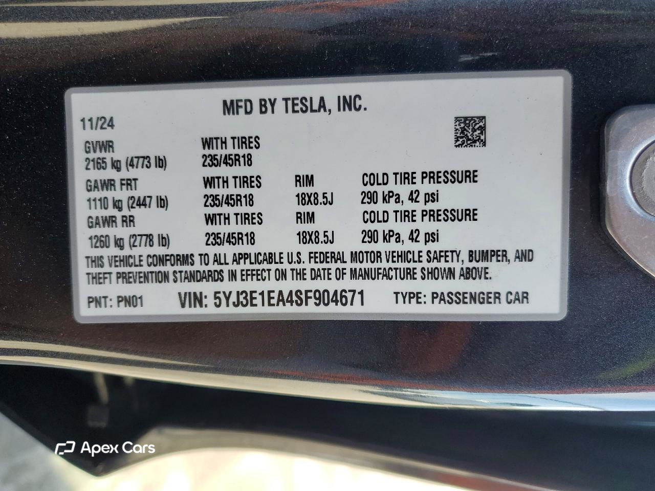 Tesla Model 3 2025