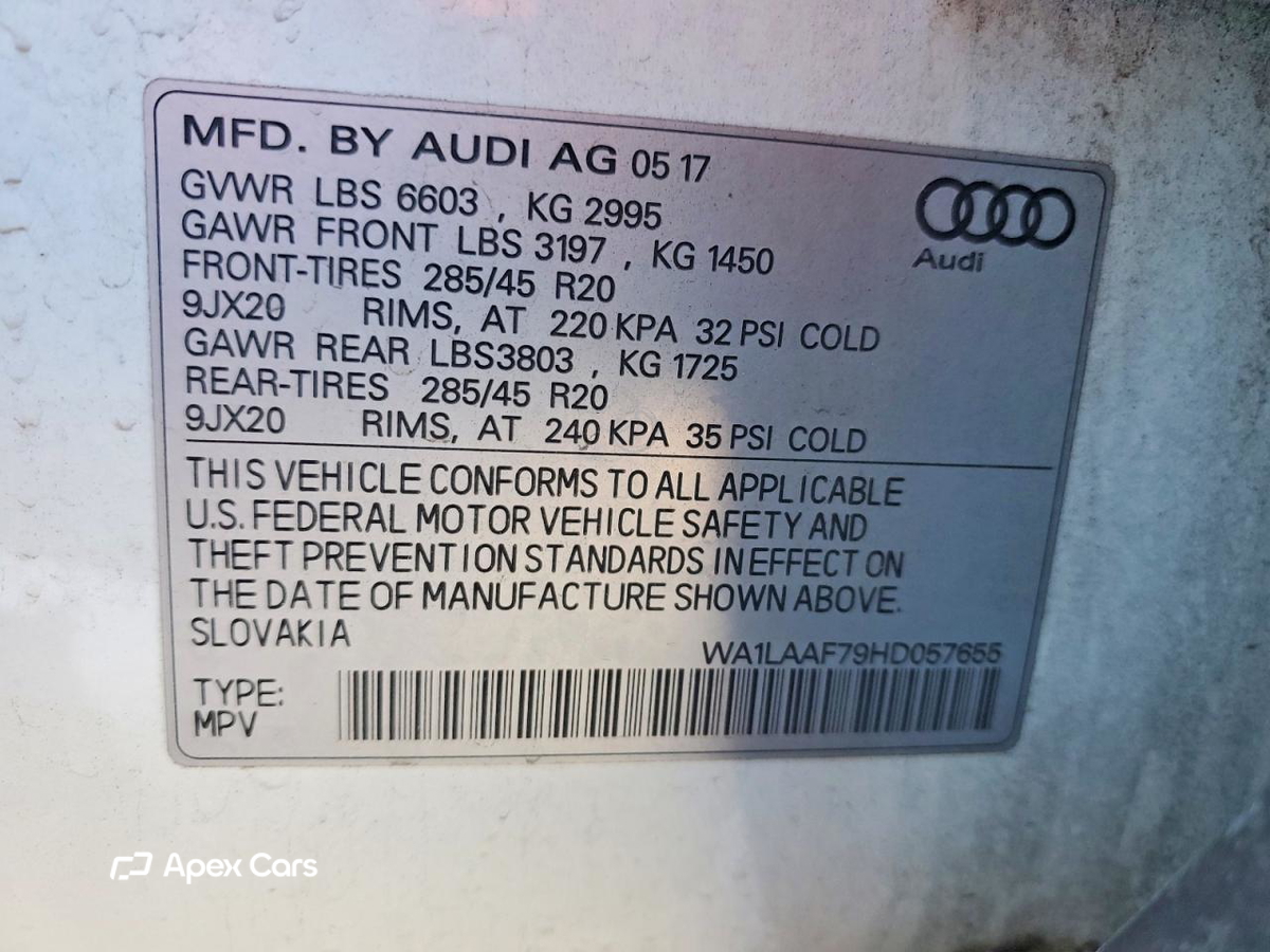 Audi Q7 2017