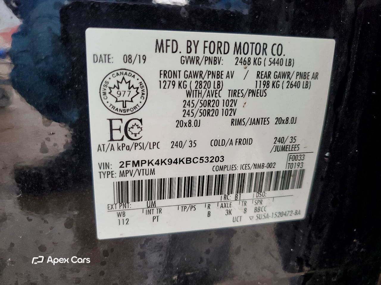 Ford Edge 2019