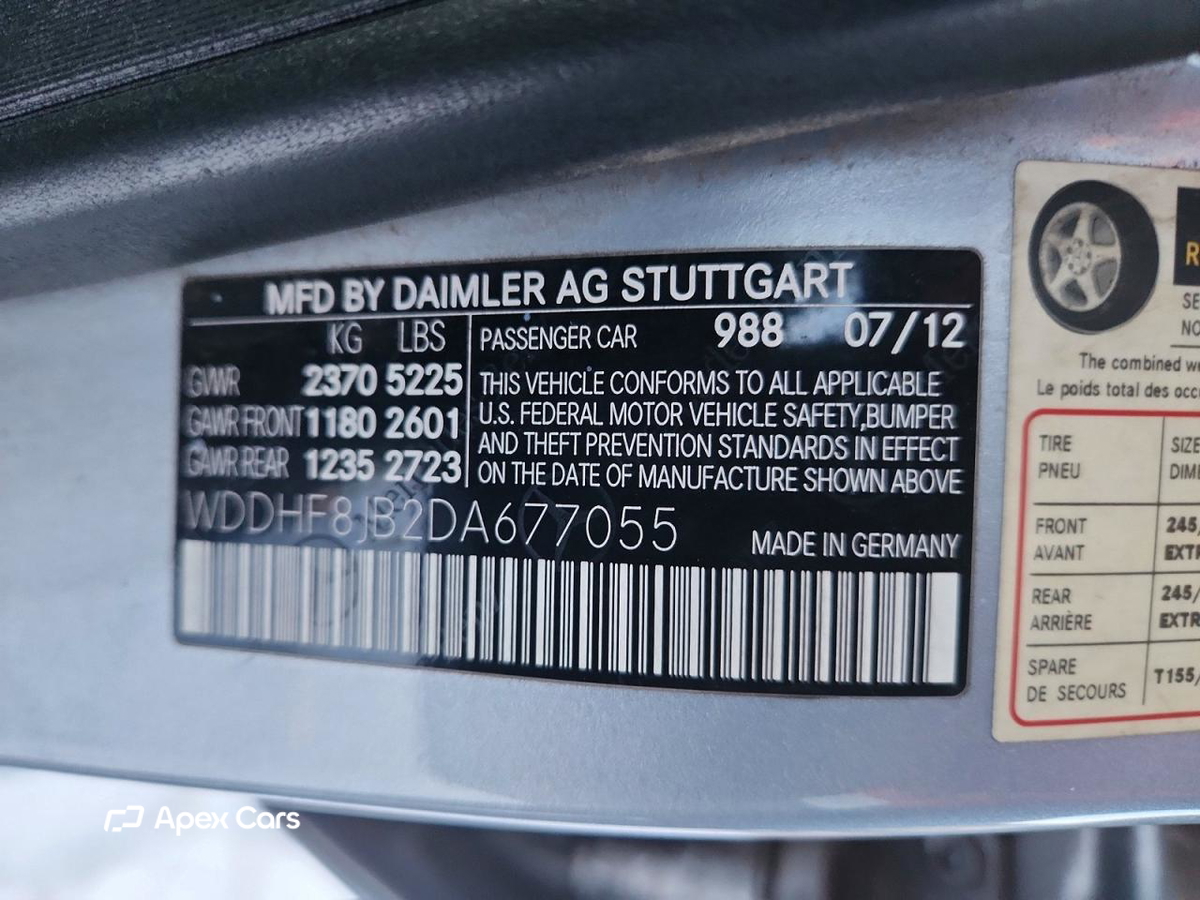 Mercedes-Benz E-klasse 2013