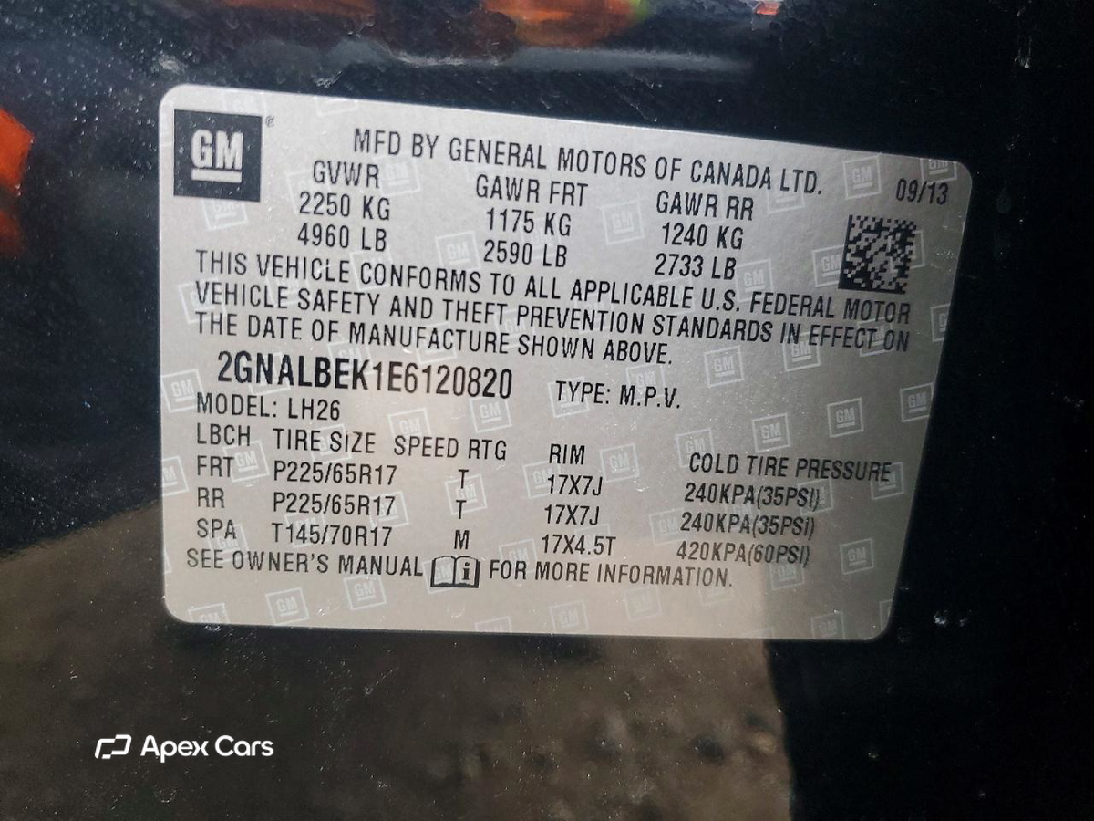 Chevrolet Equinox 2014