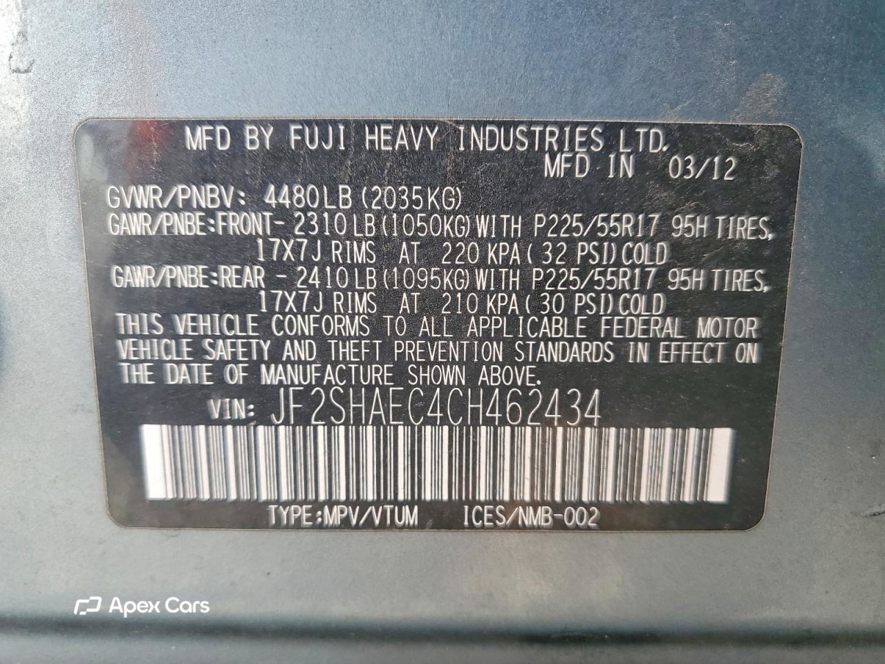 Subaru Forester 2012