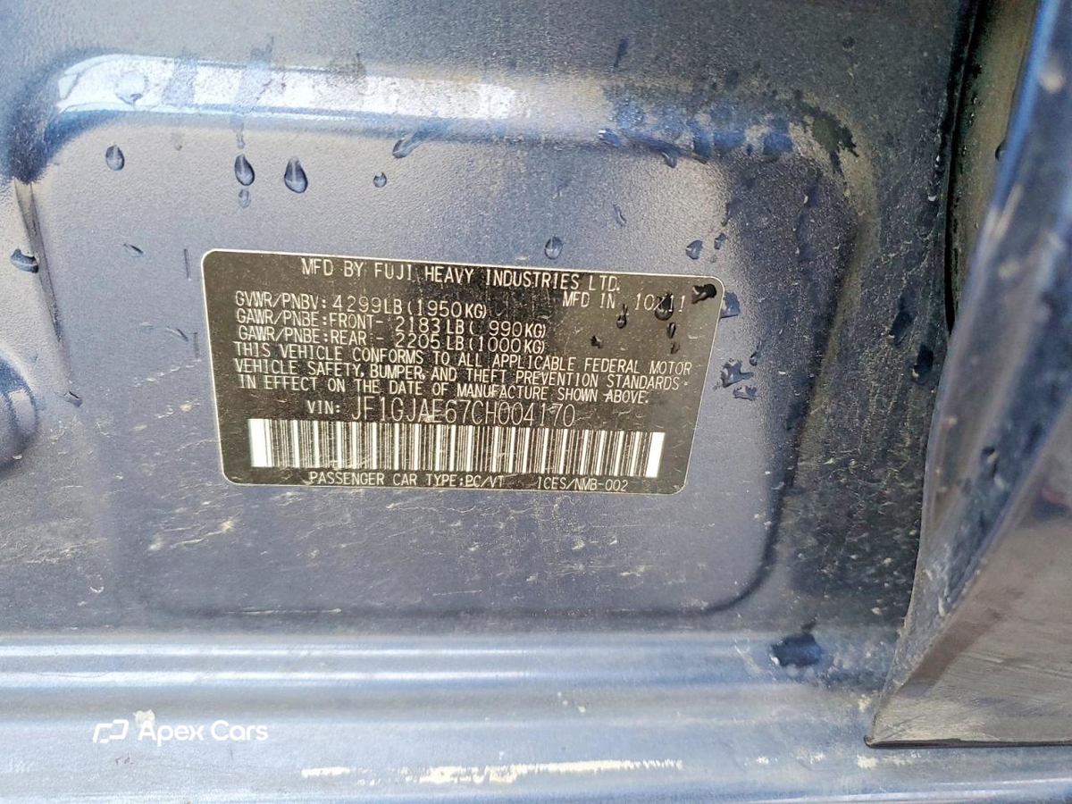Subaru Impreza 2012