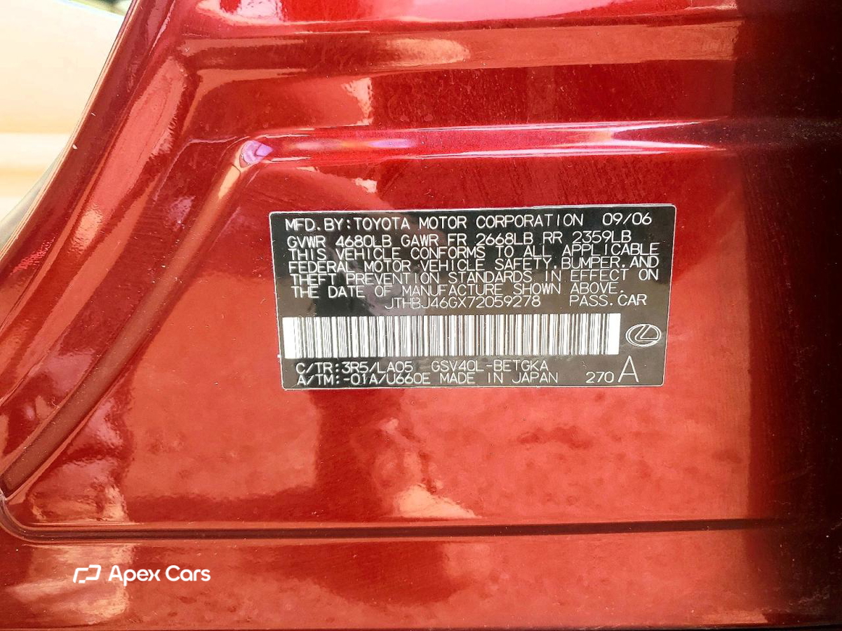 Lexus ES 2007