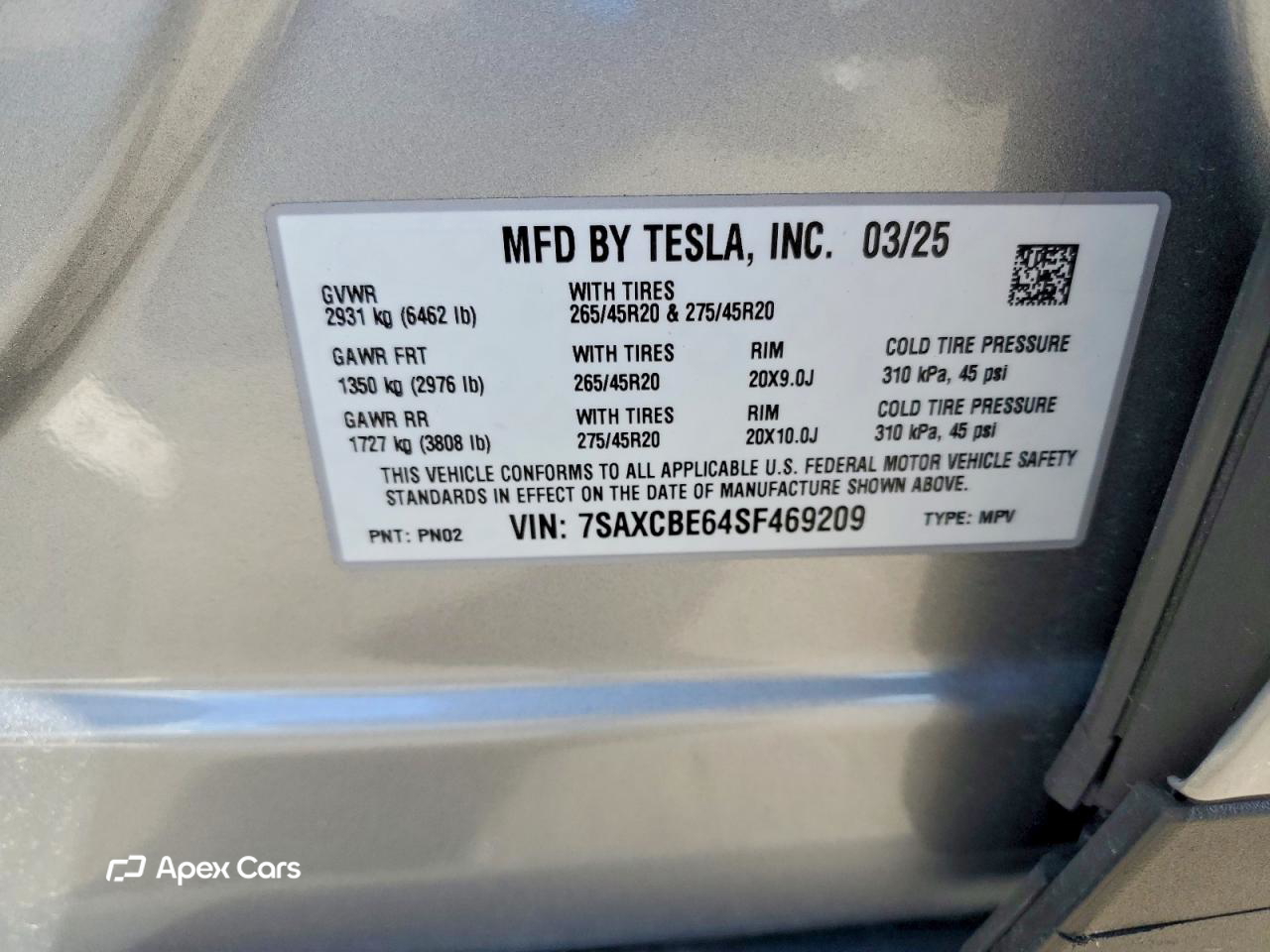 Tesla Model X 2025