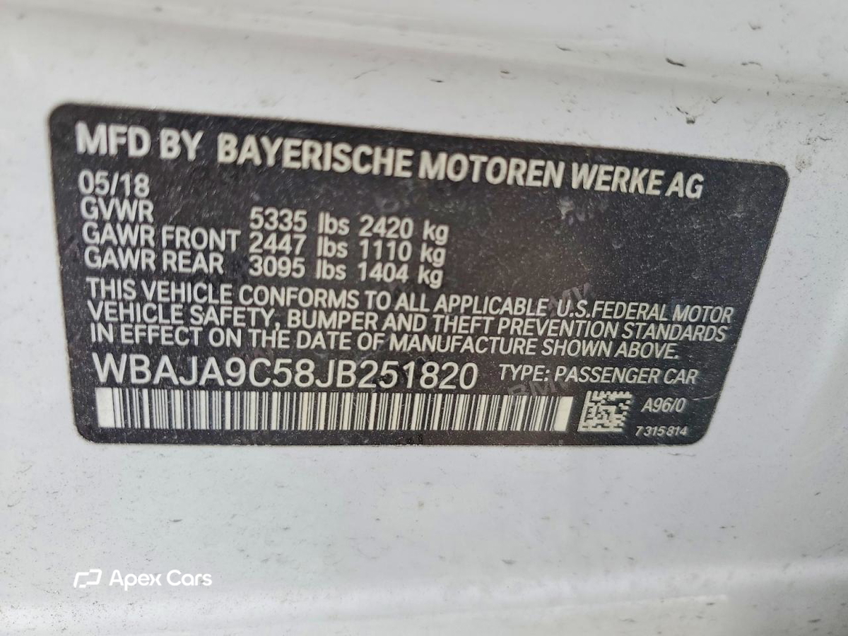 BMW Series 5 2018