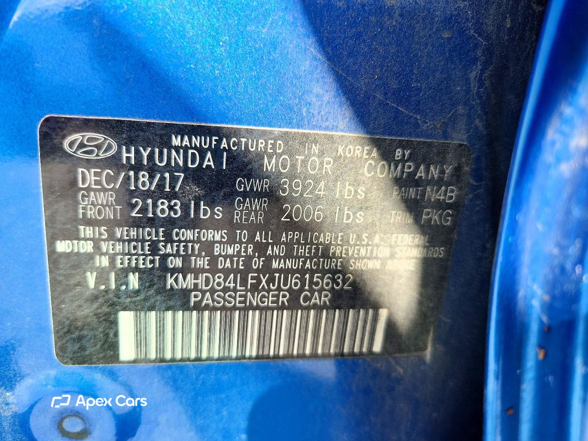 Hyundai Elantra 2018