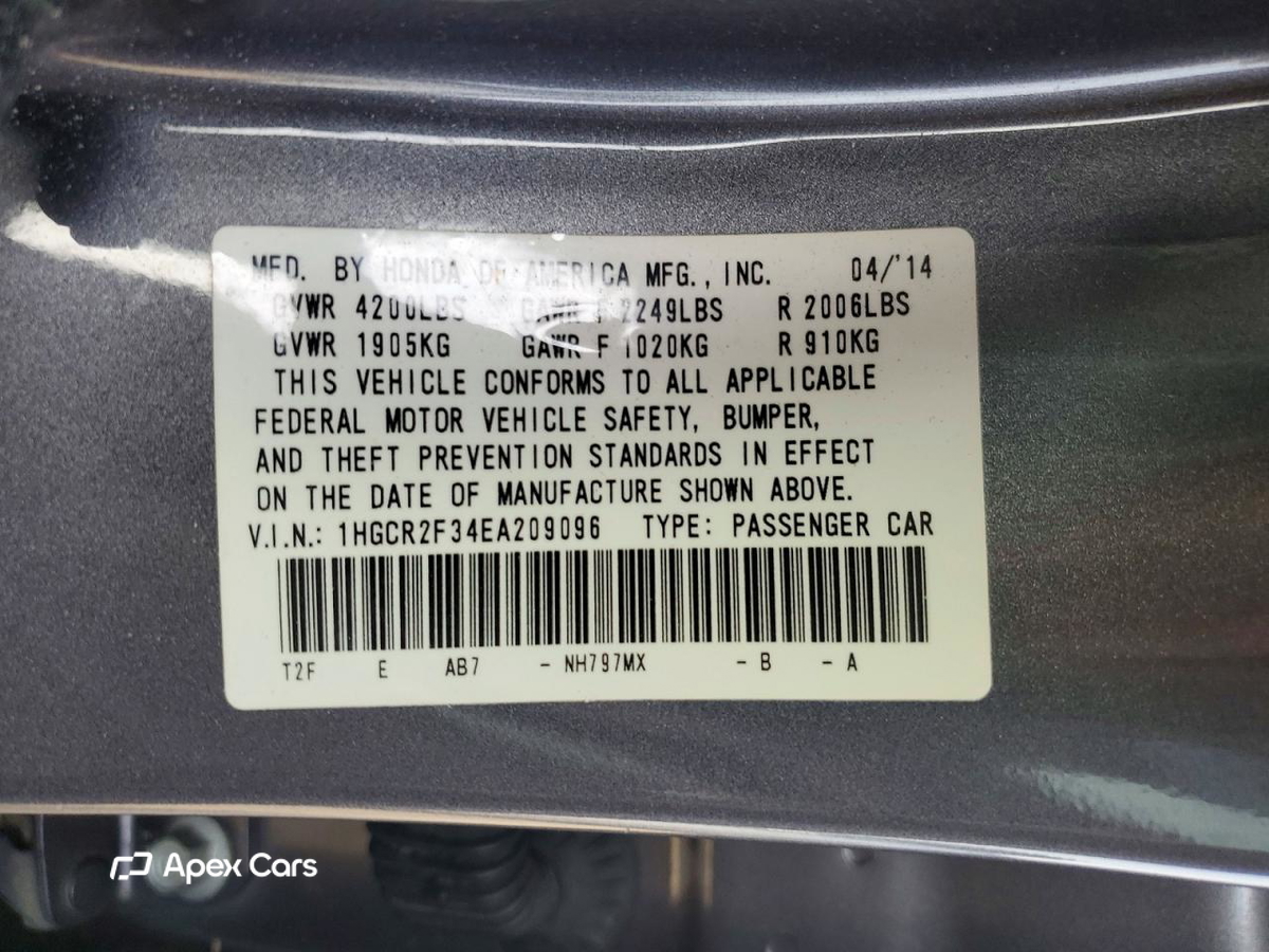 Honda Accord 2014
