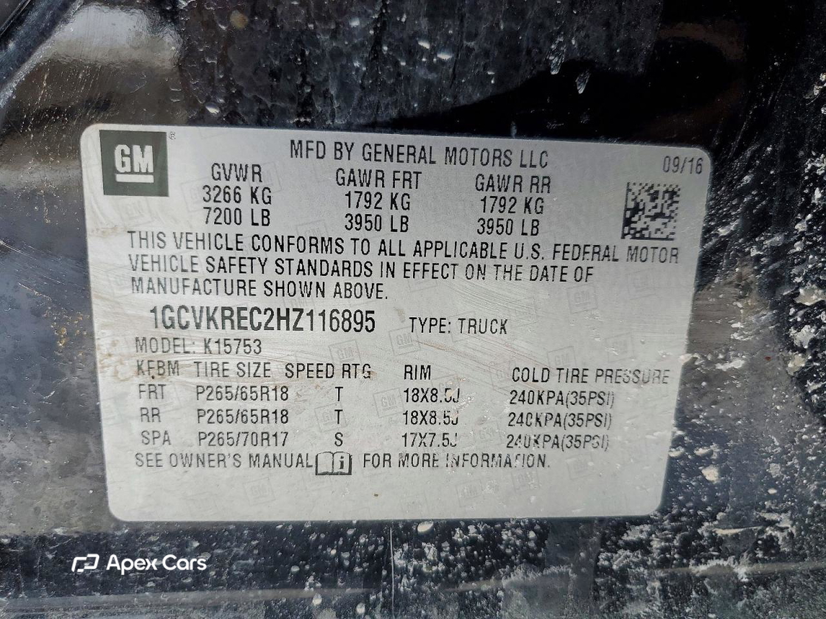 Chevrolet Silverado 2017