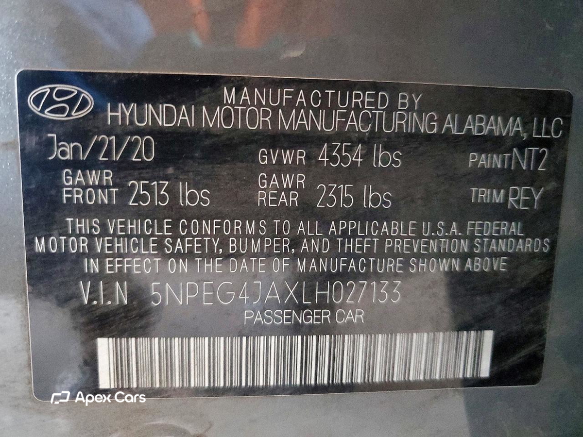 Hyundai Sonata 2020
