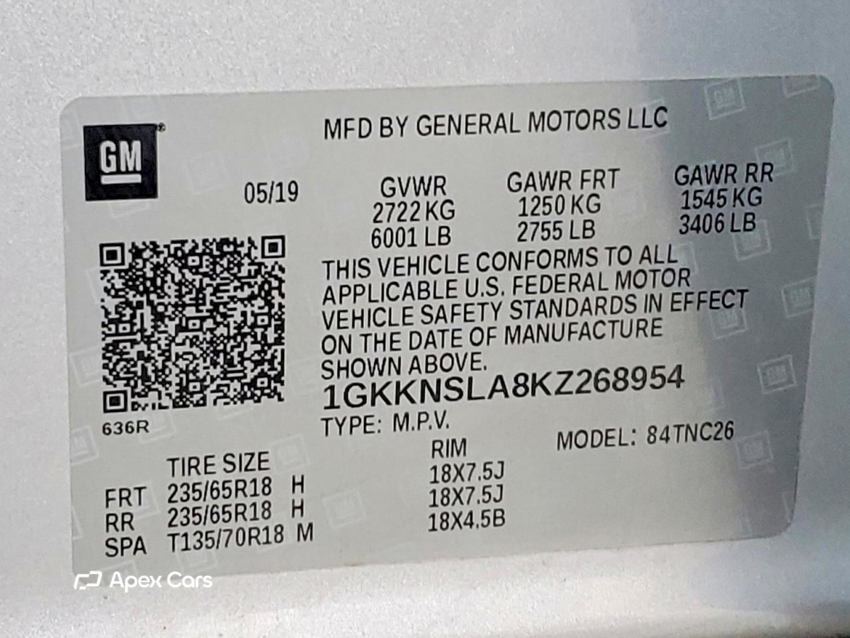 GMC Acadia 2019