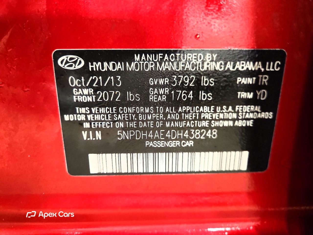 Hyundai Elantra 2013