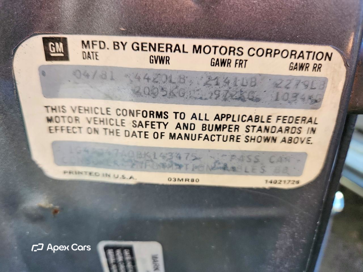 Buick Regal 1986
