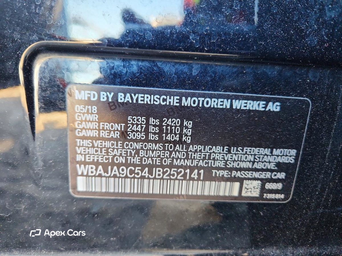 BMW Series 5 2018