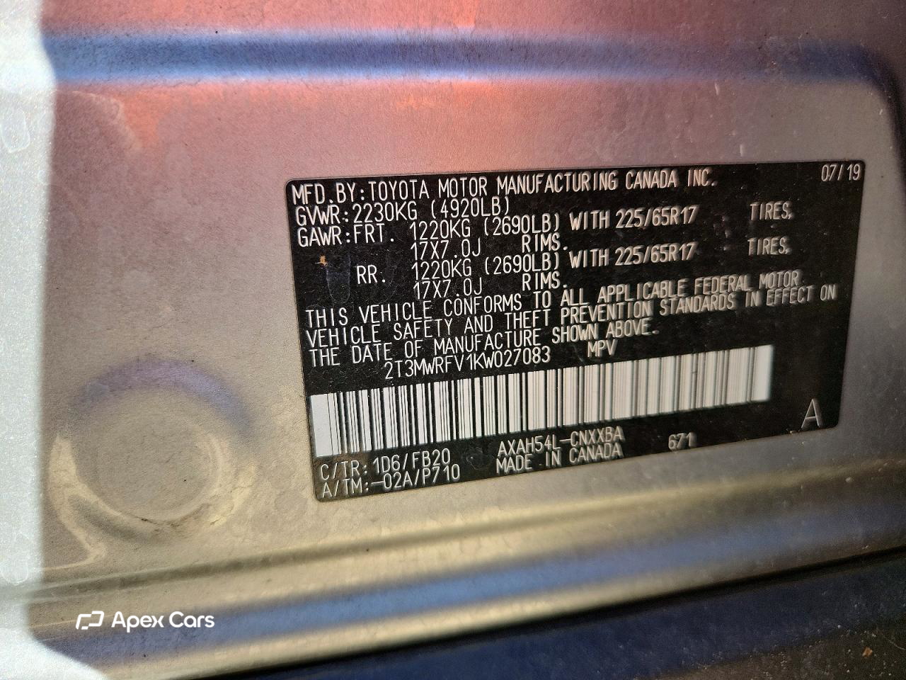 Toyota RAV 4 2019