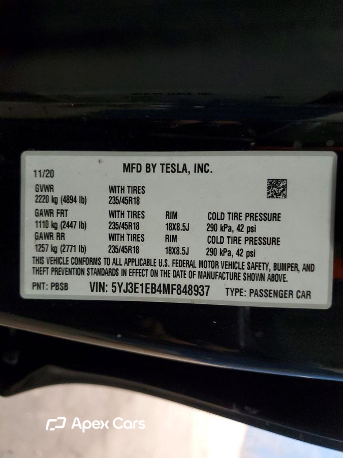 Tesla Model 3 2021