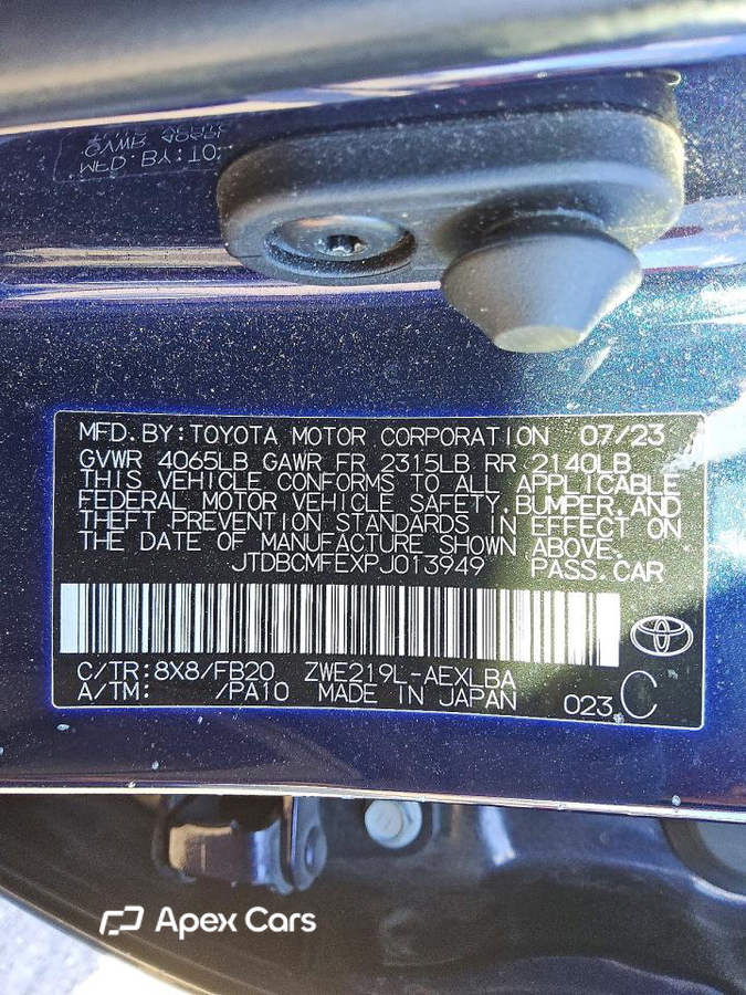 Toyota Corolla 2023
