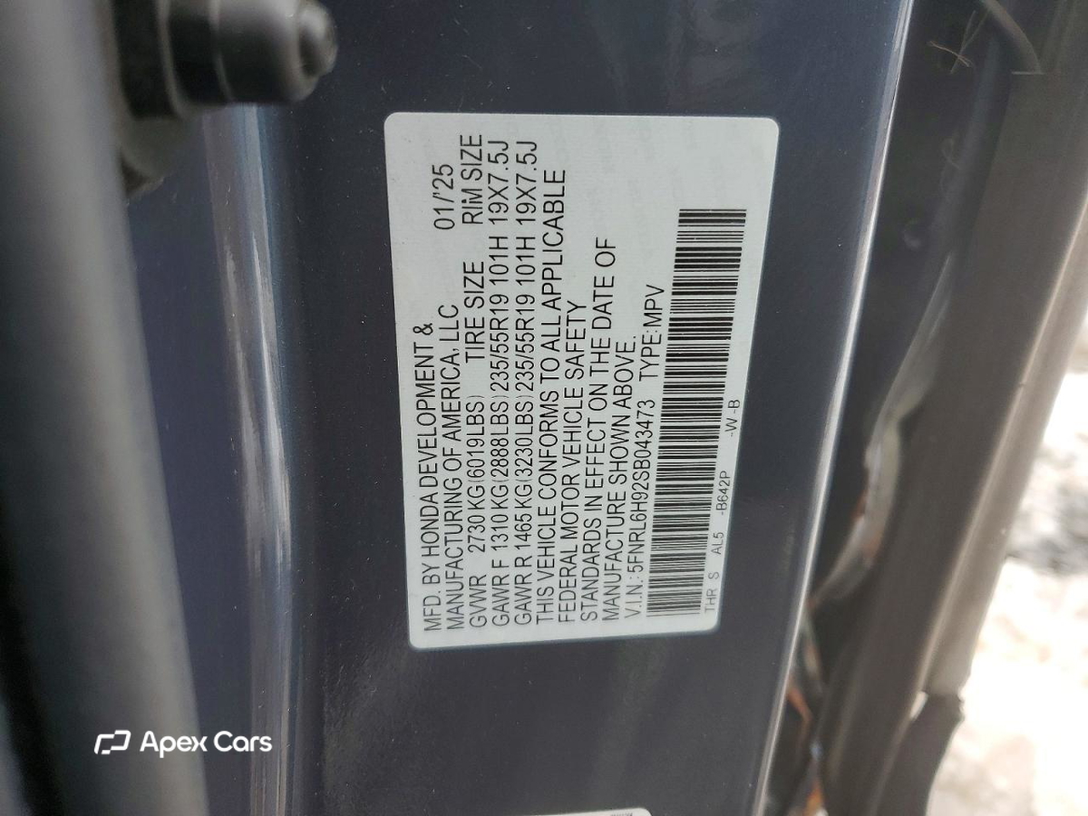 Honda Odyssey 2025