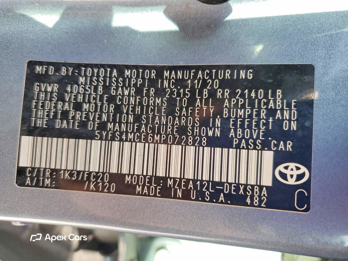 Toyota Corolla 2021