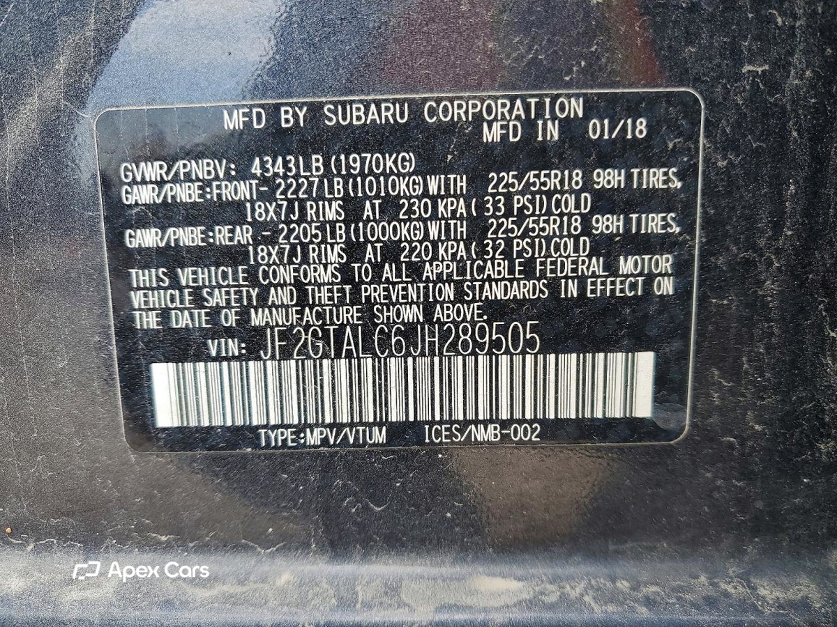 Subaru XV 2018