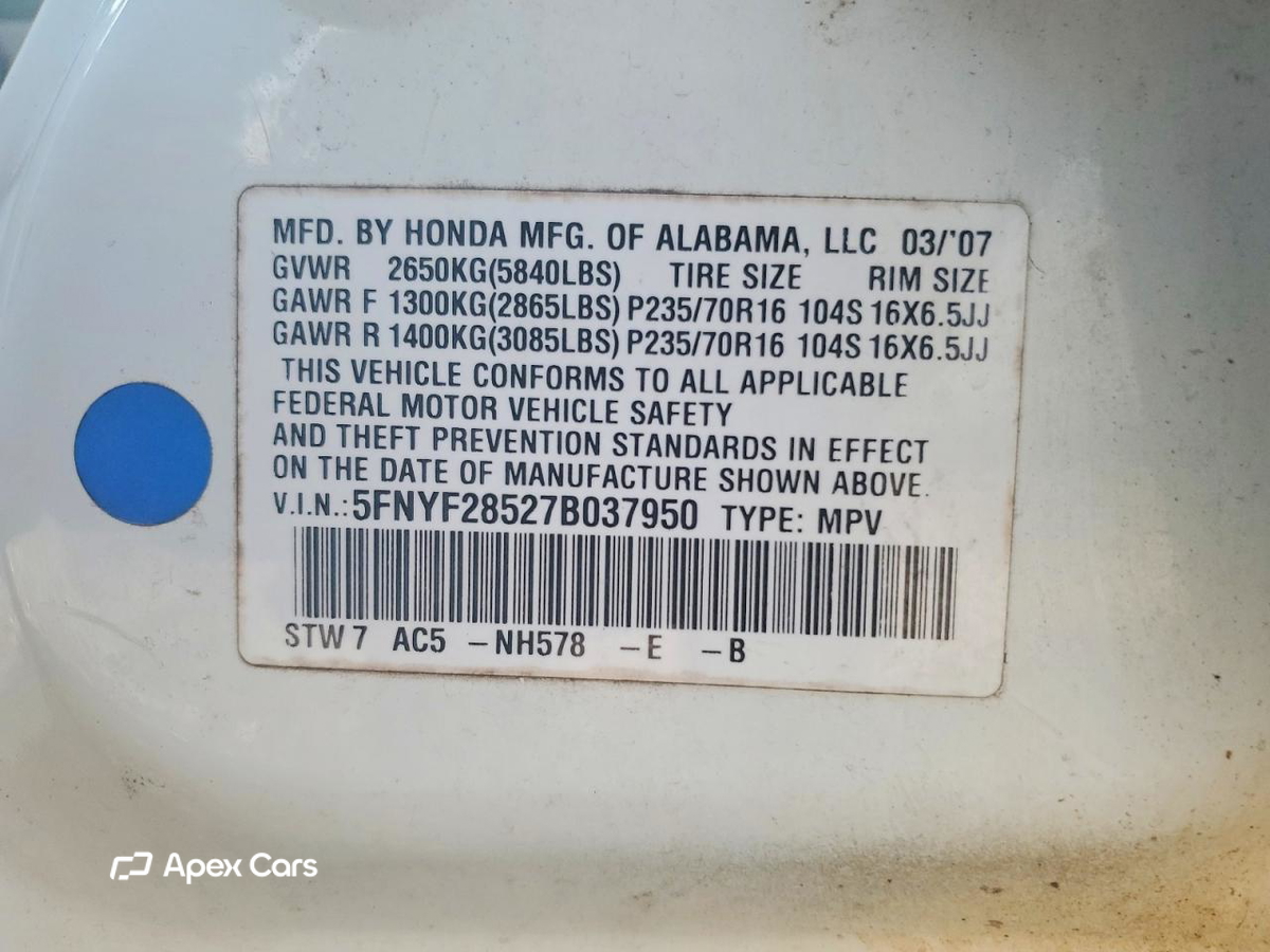 Honda Pilot 2007