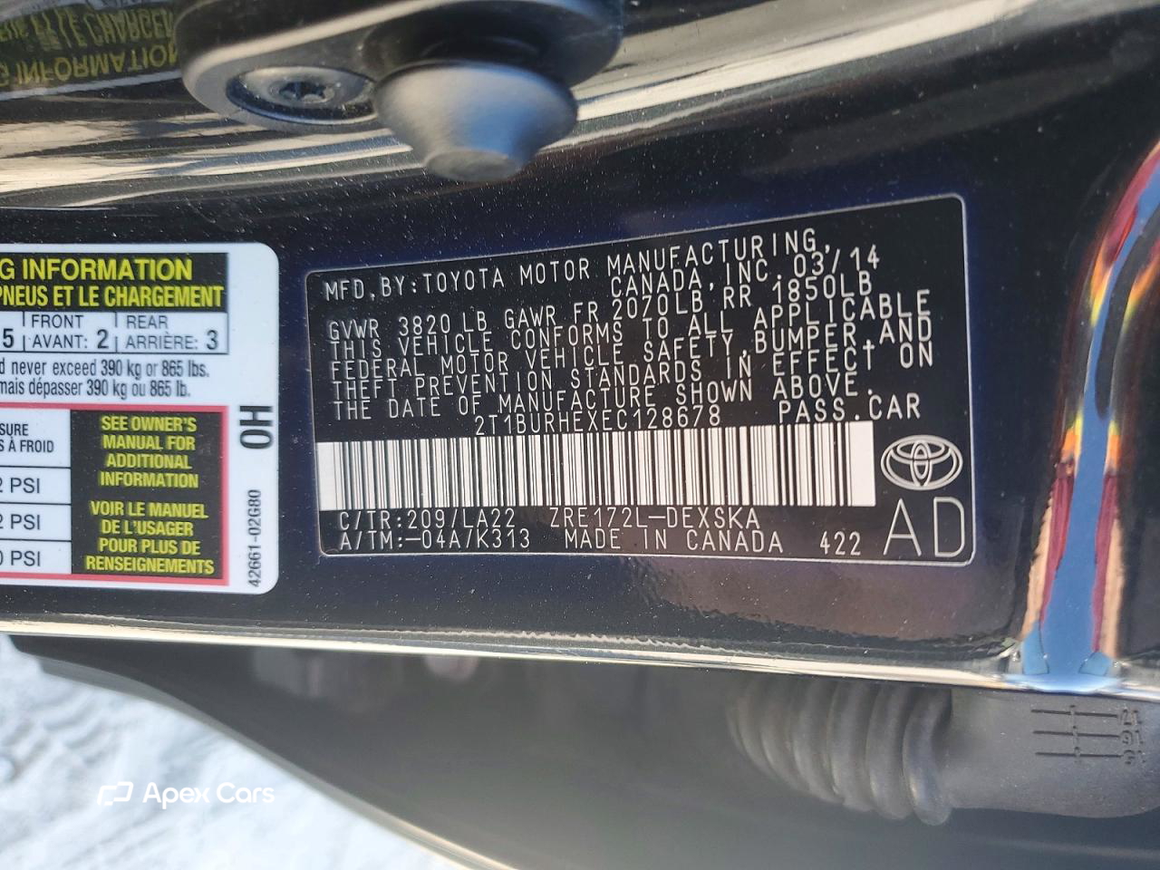Toyota Corolla 2014