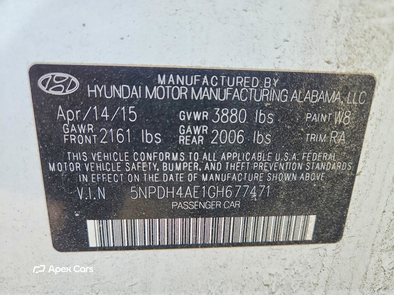 Hyundai Elantra 2016