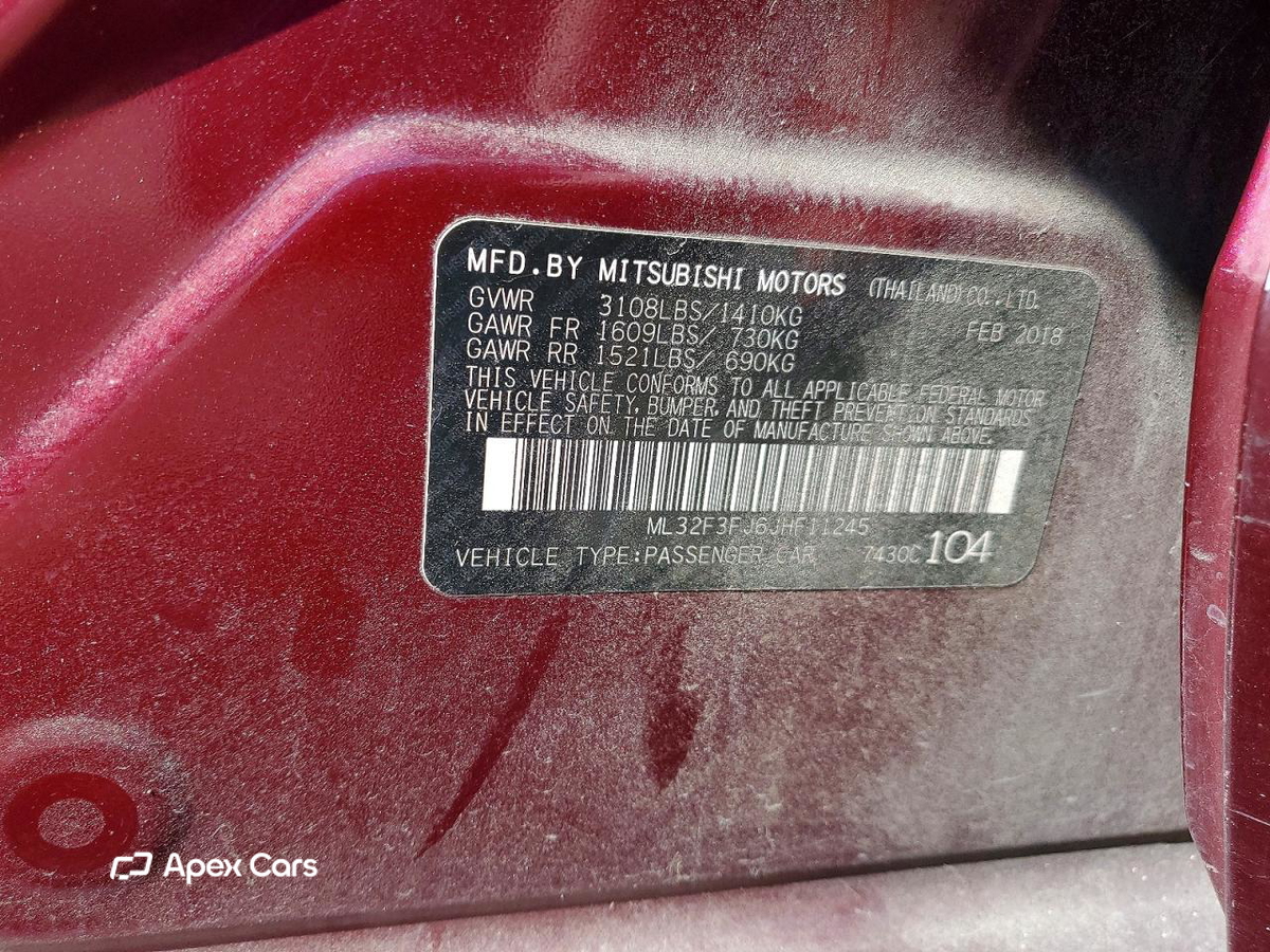 Mitsubishi Mirage 2018