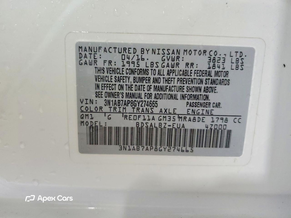 Nissan Sentra 2016