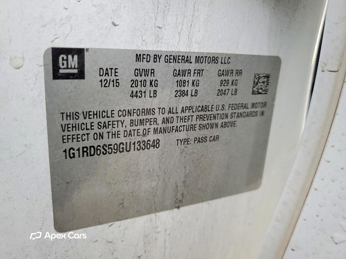 Chevrolet Volt 2016