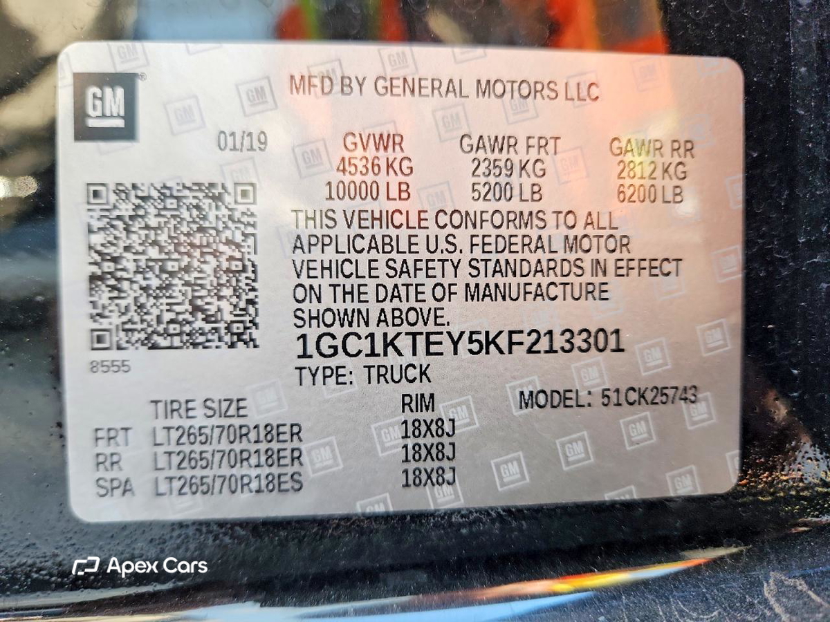 Chevrolet Silverado 2019