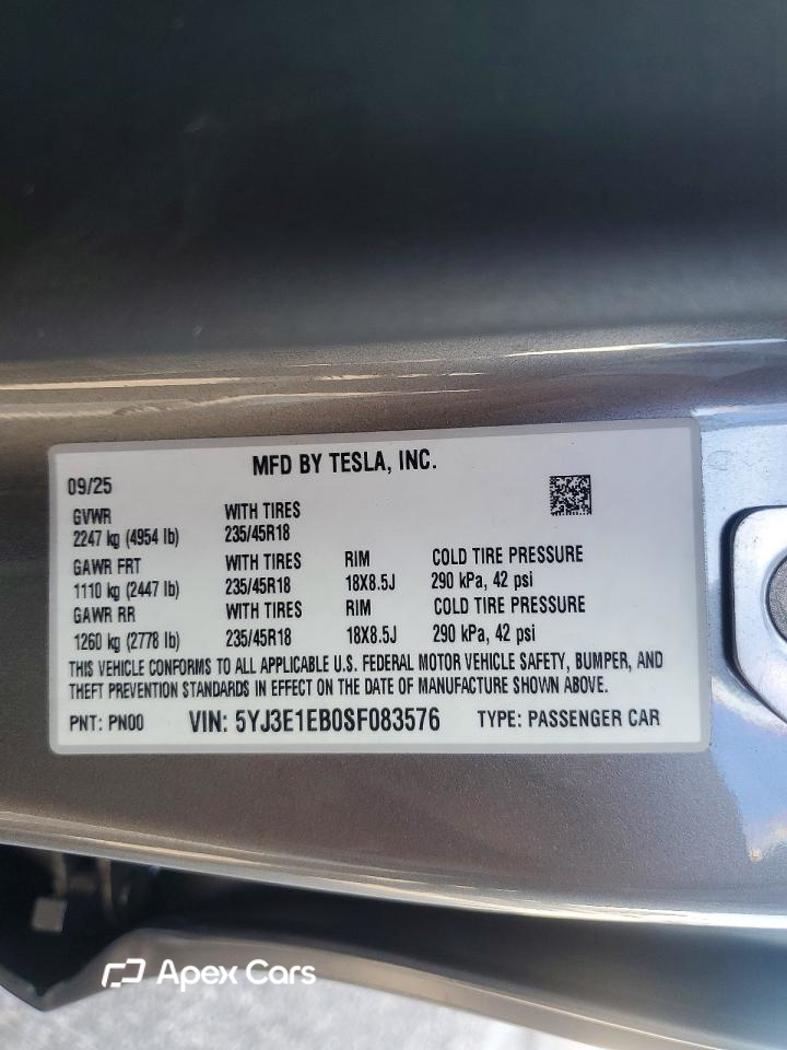 Tesla Model 3 2025