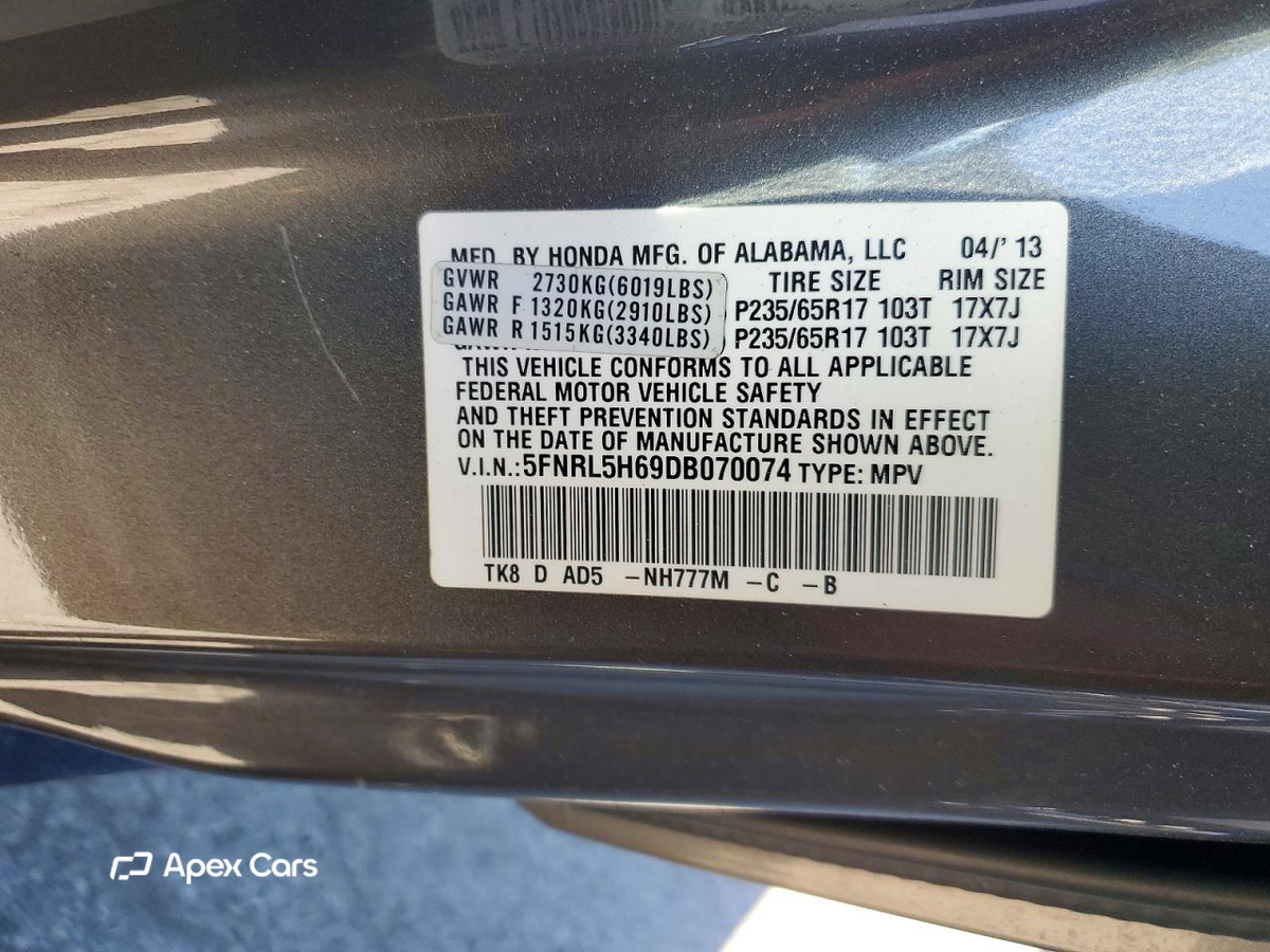 Honda Odyssey 2013