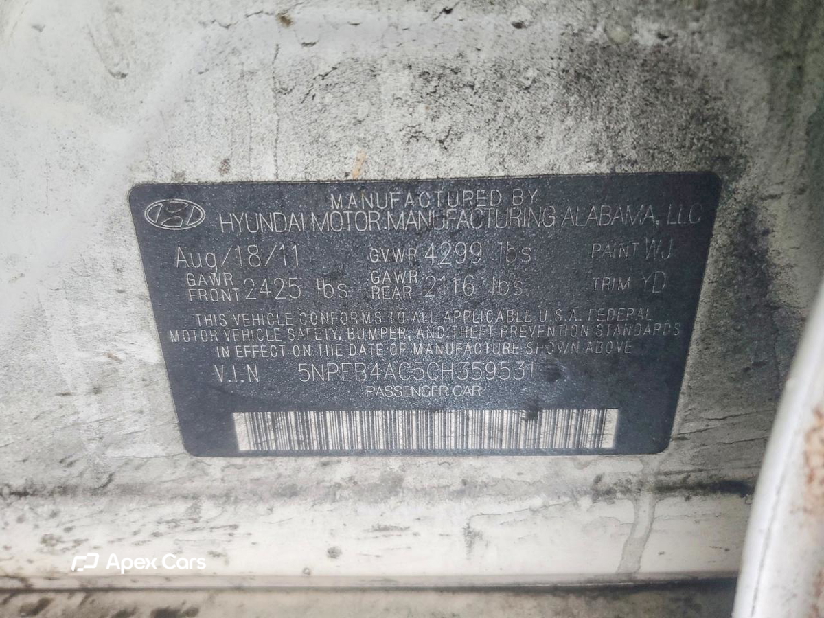 Hyundai Sonata 2012