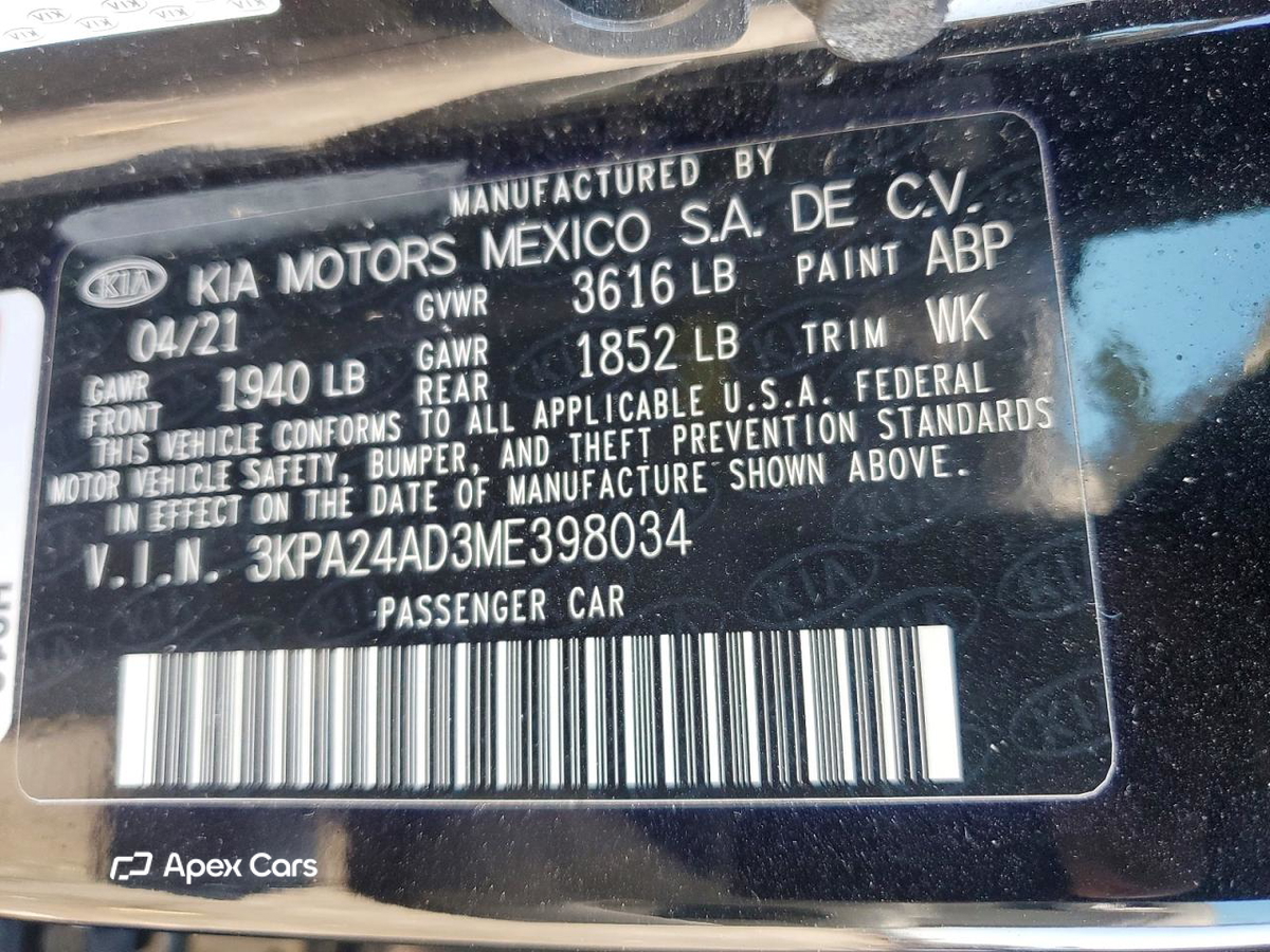Kia Rio 2021