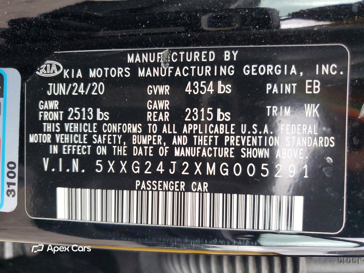 Kia K5 2021
