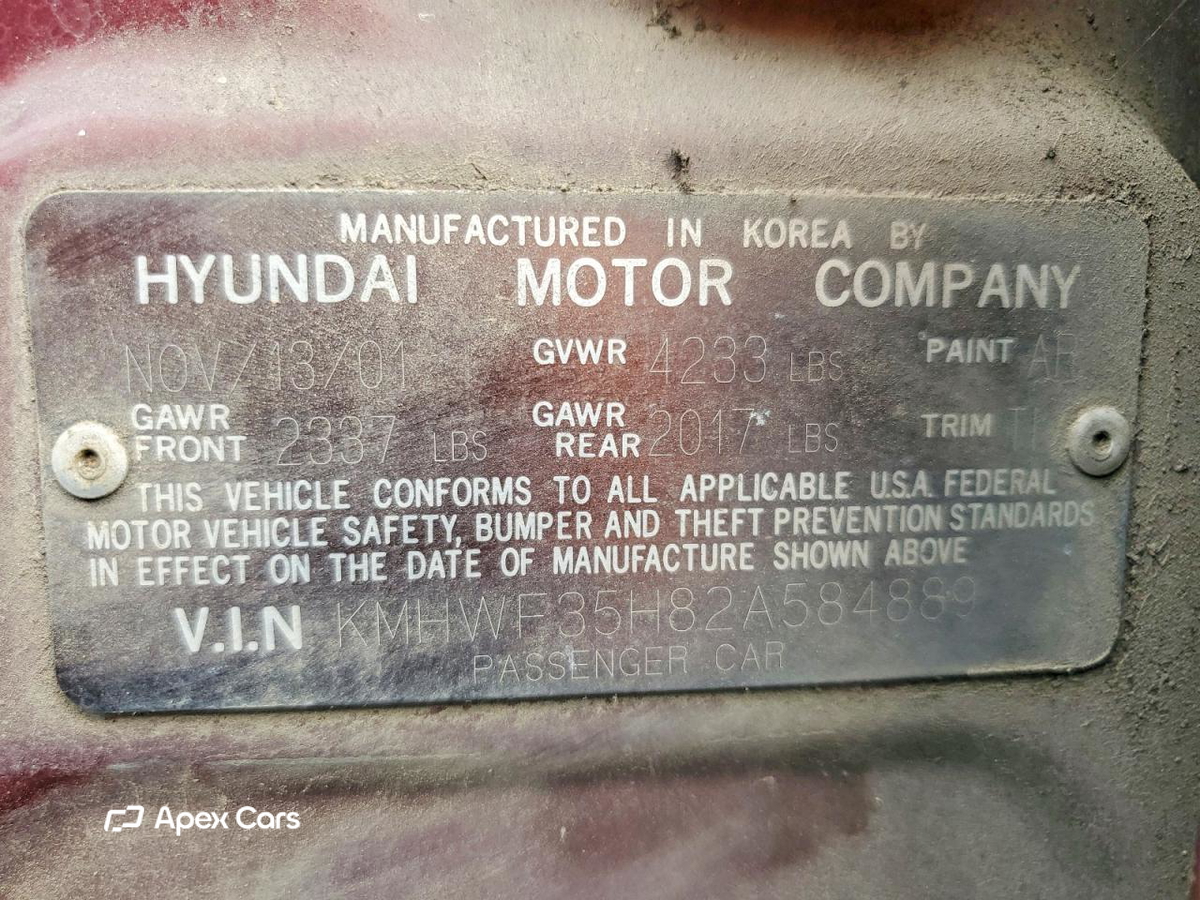 Hyundai Sonata 2002