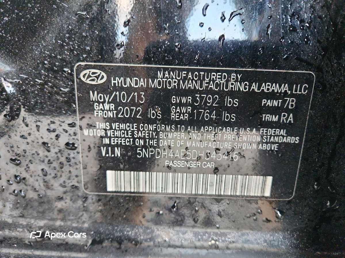 Hyundai Elantra 2013