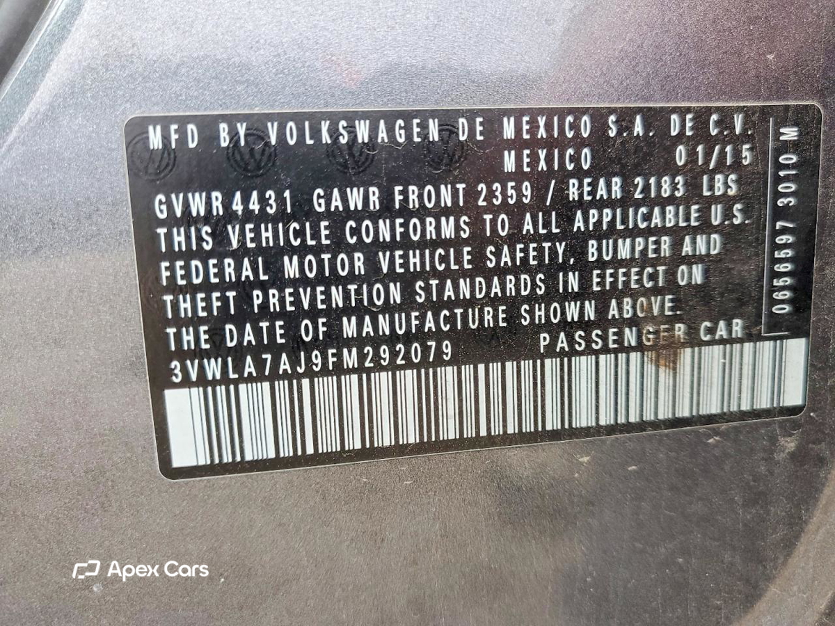 Volkswagen Jetta 2015