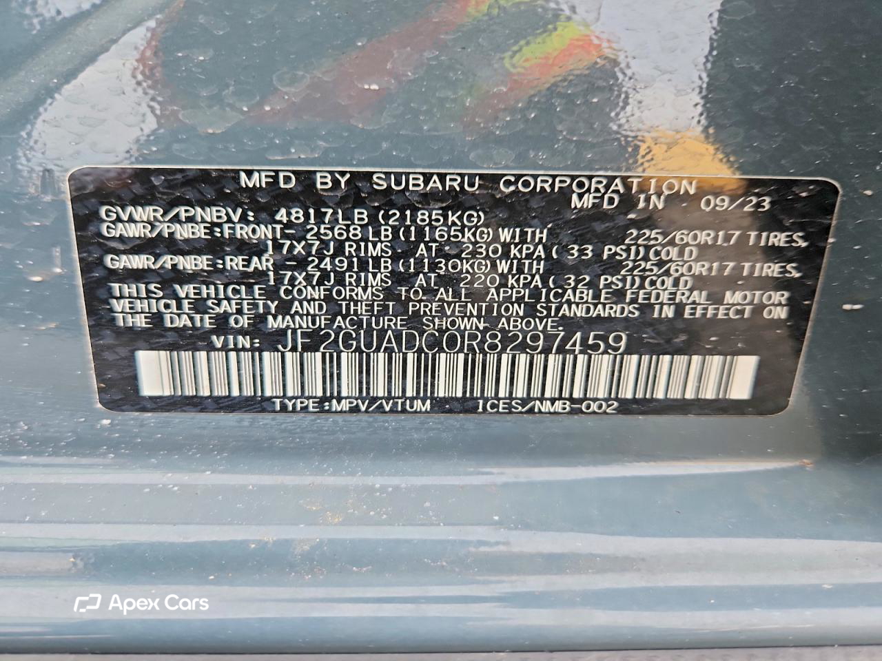 Subaru XV 2024